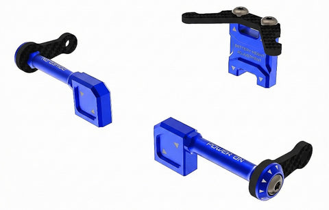 Aluminum Battery Tray for Auper D6 BLUE