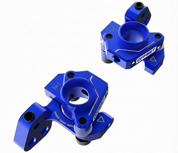 Aluminum KPI knuckle for Auper D6 BLUE