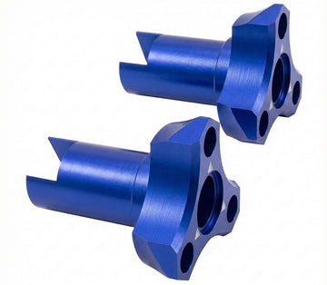 Aluminum Wheel Adaptor for Auper D6 BLUE