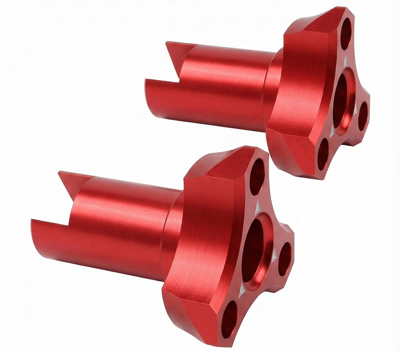 Aluminum Wheel Adaptor for Auper D6 RED
