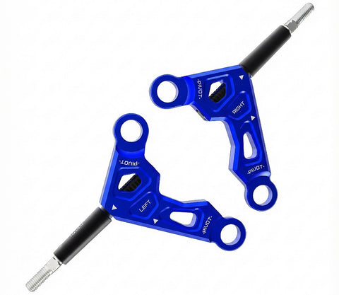 Aluminium Front Upper Arm for Auper D6 BLUE