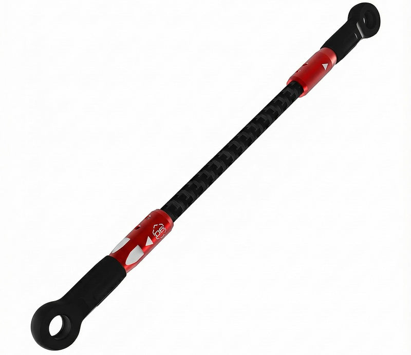 Steering C-FRP Turnbuckle 74mm for Auper D6 RED