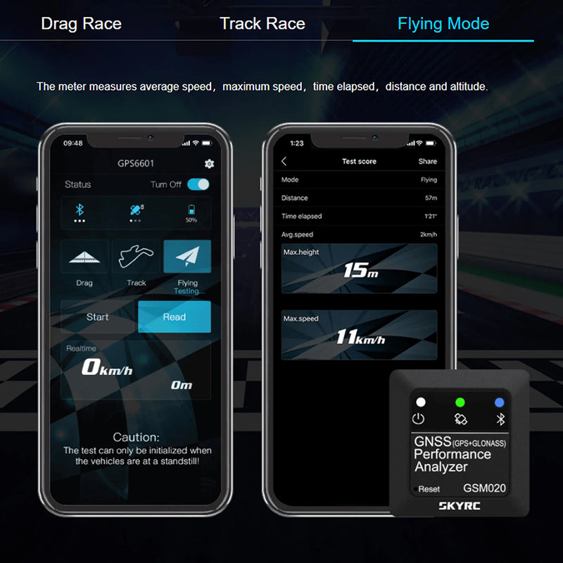 SKYRC GSM020 GNSS Performance Analyzer | Kraton 6S, Notorious 6S, Outcast 6S, Talion 6S, Typhon 6S, Limitless, Infraction 6S, Kraton 8S, Felony 6S, Outcast 8S, Mojave 6S, Drag Slash, Sledge, XRT, X-Maxx WideMaxx, Fireteam 6S - Product image 3