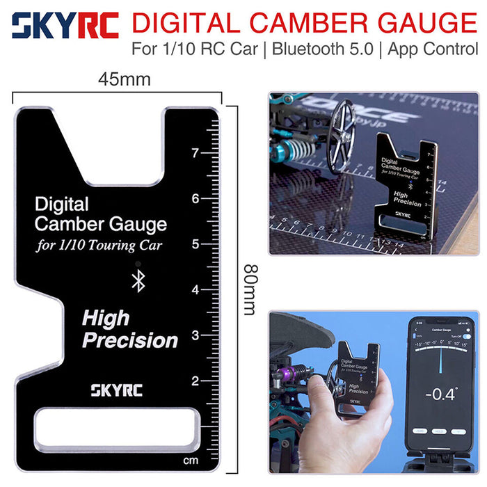 SkyRC CTG-015 Digital Bluetooth 1/10 Camber Gauge