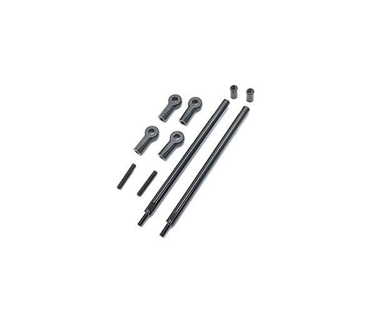 Square R/C Lower Suspension Link Set, 87mm (for Tamiya CC-01) Black