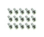 Square R/C M3 x 6mm Stainless Steel Button Head Hex Screws (15 pcs.)