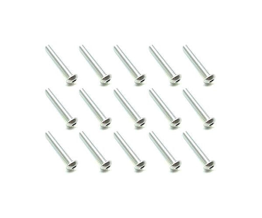 Square R/C M3 x 18mm Stainless Steel Button Head Hex Screws (15 pcs.)