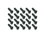 Square R/C M3 x 8mm Black Steel Button Head Hex Screws (20 pcs.)