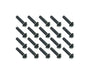 Square R/C M3 x 12mm Black Steel Button Head Hex Screws (20 pcs.)