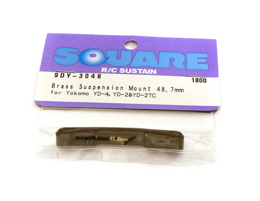 Square R/C Brass Suspension Mount, 48.7mm (for Yokomo YD-4, YD-2, and YD-2TC)