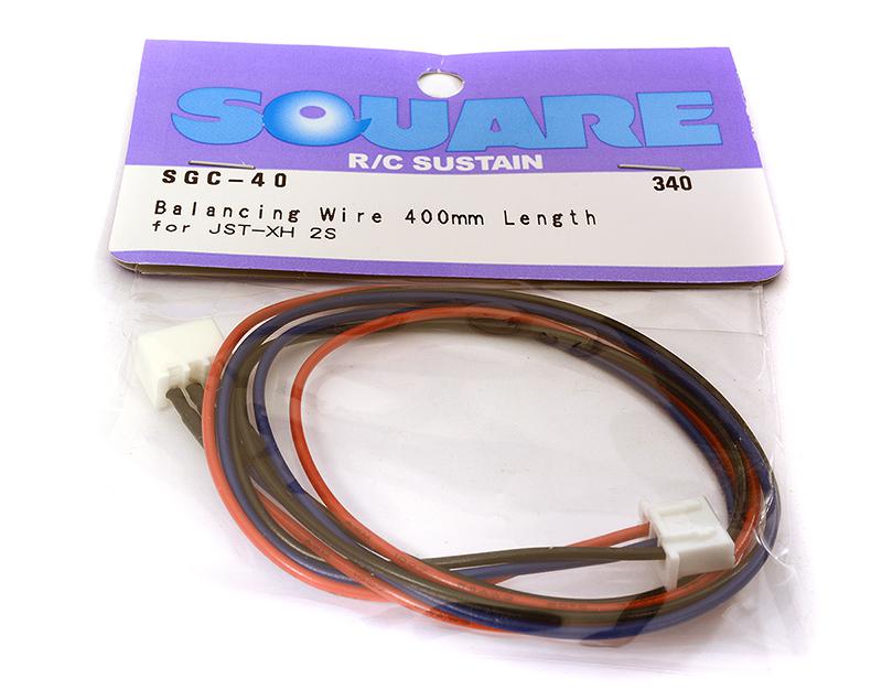 Square R/C Balancing Wire - 400mm Length (JST-XH 2S)