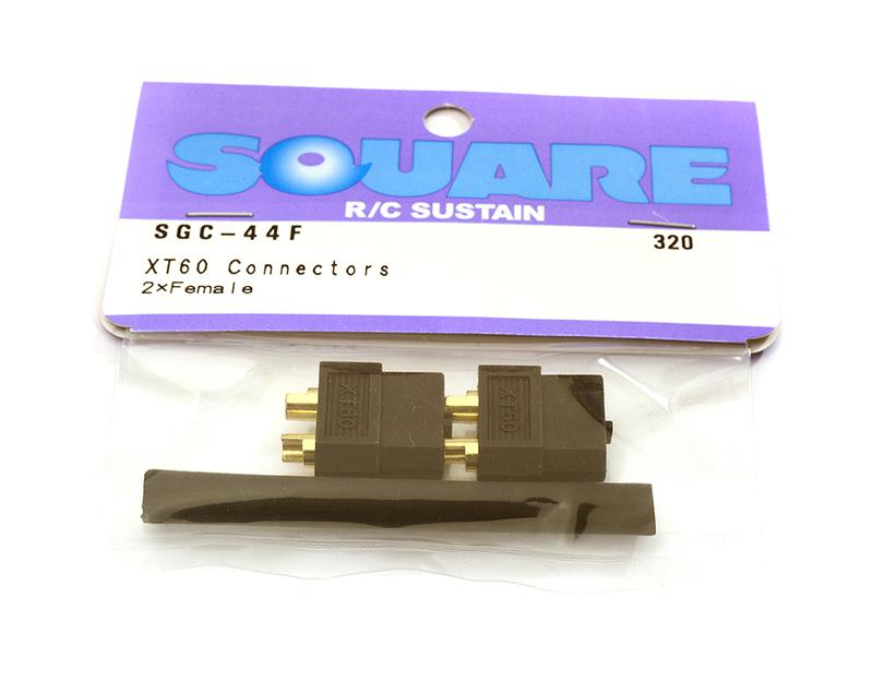 Square R/C XT-60 Connectors (2x Female)