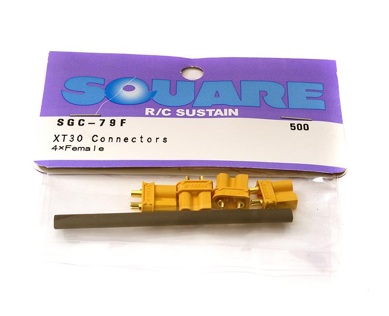 Square R/C XT-30 Connectors (4x Female)