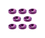 Square R/C M3 Aluminum Countersunk Washers, 8mm OD (Purple) 8 pcs.