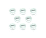 Square R/C M3 Aluminum Ball Stud Washers, 2mm Thick (Silver) 8 pcs.