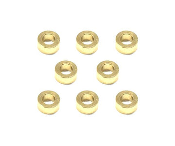 Square R/C M3 Aluminum Ball Stud Washers, 2.5mm Thick (Gold) 8 pcs.