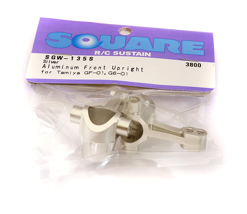 Square R/C Aluminum Knuckle for Tamiya GF-01, City Turbo Silver