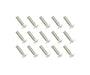 Square R/C M3 x 12mm Stainless Steel Flat Head Hex Screws (15 pcs.)