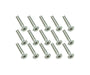 Square R/C M3 x 14mm Stainless Steel Flat Head Hex Screws (15 pcs.)