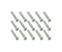 Square R/C M3 x 15mm Stainless Steel Flat Head Hex Screws (15 pcs.)