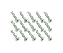 Square R/C M3 x 15mm Stainless Steel Flat Head Hex Screws (15 pcs.)