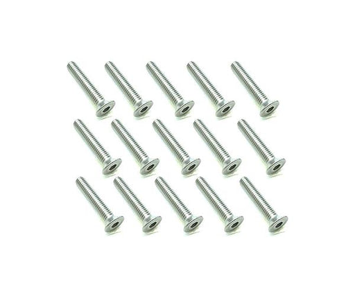 Square R/C M3 x 16mm Stainless Steel Flat Head Hex Screws (15 pcs.)