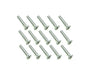 Square R/C M3 x 16mm Stainless Steel Flat Head Hex Screws (15 pcs.)