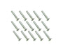 Square R/C M3 x 18mm Stainless Steel Flat Head Hex Screws (15 pcs.)