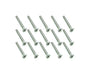 Square R/C M3 x 22mm Stainless Steel Flat Head Hex Screws (15 pcs.)