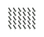 Square R/C M3 x 12mm Black Steel Flat Head Hex Screws (30 pcs.)