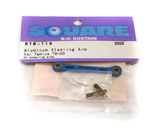 Square R/C Aluminum Steering Wheel Plate (for Tamiya TB-03)