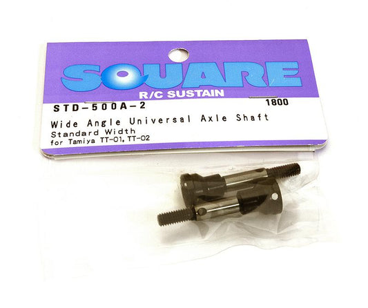 Square R/C Wide-Angle Universal Axle Shaft, Standard Width for Tamiya TT-01