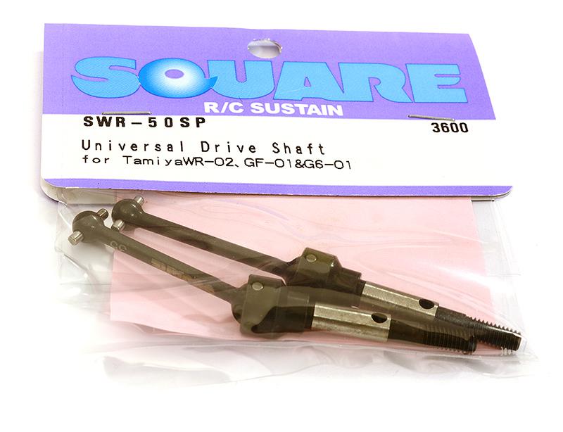 Square R/C Universal Drive Shaft Set 35mm Standard (for Tamiya WR02 and GF-01)