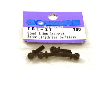 Square R/C Steel 4.8mm Pillow Ball Screw Length 8mm (4pcs)