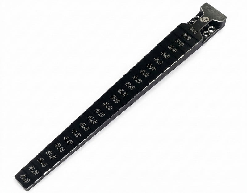 3Racing Step Gauge 3.0-7.4mm - Black