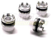 Pivot Ball Cap (4) for 1/10 Revo, E-Revo, Summit & Slayer(both)
