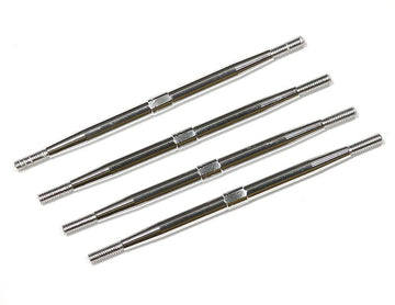 Aluminum Standard Pushrod (4) for 1/10 Revo, E-Revo (-2017), Summit