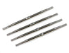 Aluminum Standard Pushrod (4) for 1/10 Revo, E-Revo (-2017), Summit