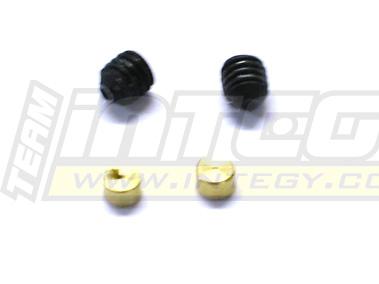 Brass Insert & Set Screw (2) for 1/10 Revo, E-Revo (-2017), Summit & Slayer Arm