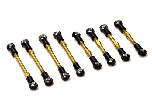Pushrod & Turnbuckle Set (8) 48mm, 60mm for Traxxas 1/16 Slash VXL & Rally