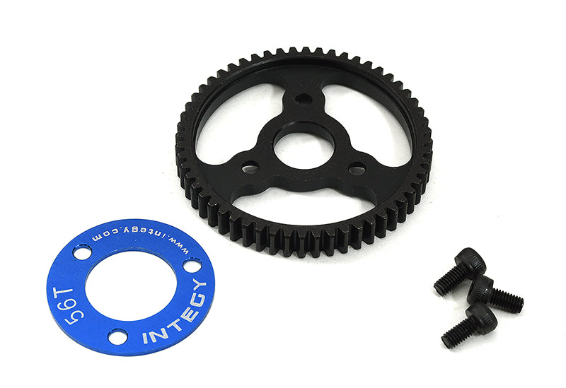 High-Strength 56T Steel Spur Gear for Traxxas 1/10 T-Maxx 3.3 & Jato Trucks