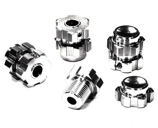 Machined Wheel 17mm Hex Adapter(4) +0mm Offset for 1/10 E-Revo(-2017) & Revo 3.3
