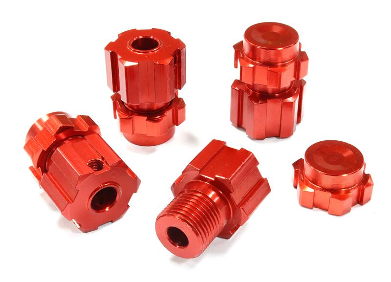 Machined Wheel 17mm Hex Adapter(4) +6mm Offset for 1/10 E-Revo(-2017) & Revo 3.3