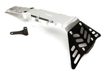 Machined Front+Mid Skid Plate for Traxxas 1/10 E-Revo (-2017), Revo 3.3, Summit