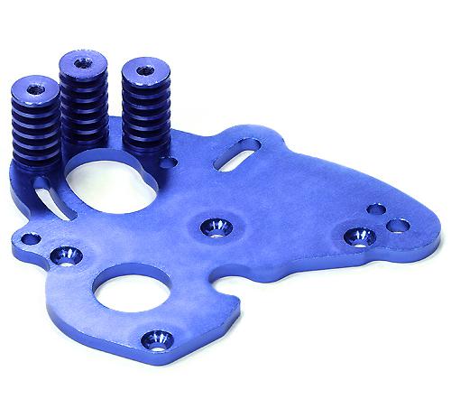 Billet Machined Motor Heatsink Plate for Traxxas 1/10 E-Revo(-2017) (Dual Motor)