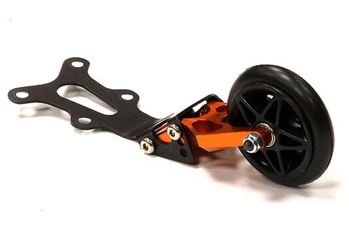 Orange Billet Machined Wheelie Bar for HPI Savage XS Flux Upgrade