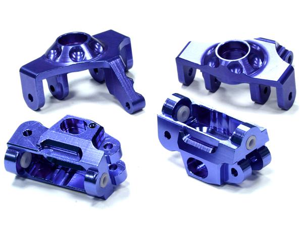 Billet Machined Steering Knuckle & Caster Block Set for HPI 1/12 Savage XS Flux