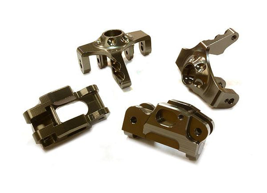 Billet Machined Steering Knuckle & Caster Block Set for HPI 1/12 Savage XS Flux