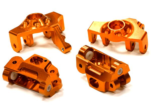 Billet Machined Steering Knuckle & Caster Block Set for HPI 1/12 Savage XS Flux