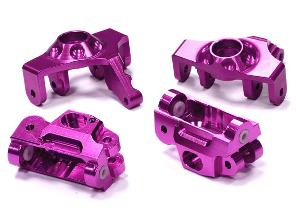 Billet Machined Steering Knuckle & Caster Block Set for HPI 1/12 Savage XS Flux